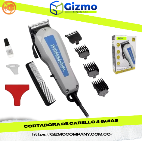 Miniatura 3 de Cortadora de Cabello 4 Guias